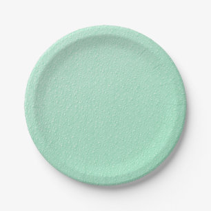 Assiettes En Carton Couleurs à la mode vertes en bon état de pastel