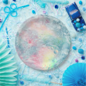 Assiettes En Carton Couleurs de glace cristalline (Fête)