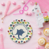 Assiettes En Carton Couleurs primaires des filtres à sucre volants per (Fête)