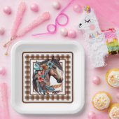 Assiettes En Carton Country Horse (Fête)