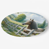 Assiettes En Carton Country Pony Horse fête d'anniversaire (Angle)