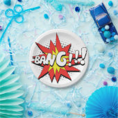 Assiettes En Carton Coup comique d'art de bruit ! (Fête)