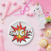 Assiettes En Carton Coup comique d'art de bruit ! (Fête)