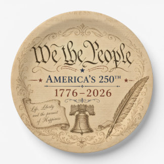 Assiettes En Carton Coupe We the People
