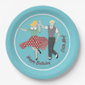 Assiettes En Carton Couple de danse (Devant)