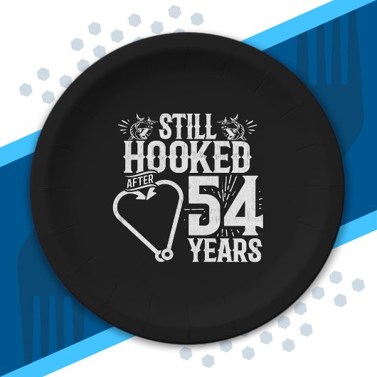 Assiettes En Carton Couples mariés 54 ans