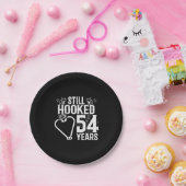 Assiettes En Carton Couples mariés 54 ans (Fête)