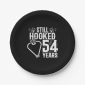 Assiettes En Carton Couples mariés 54 ans (Devant)