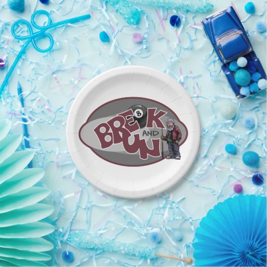 Assiettes En Carton Coupure et course (Fête)