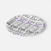 Assiettes En Carton Courant inter-pays - Violet - Exécution XC (Angle)