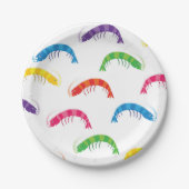 Assiettes En Carton Courbes de parti (Devant)