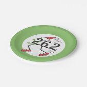 Assiettes En Carton Coureur 26.2 Marathoner © Noël (Angle)