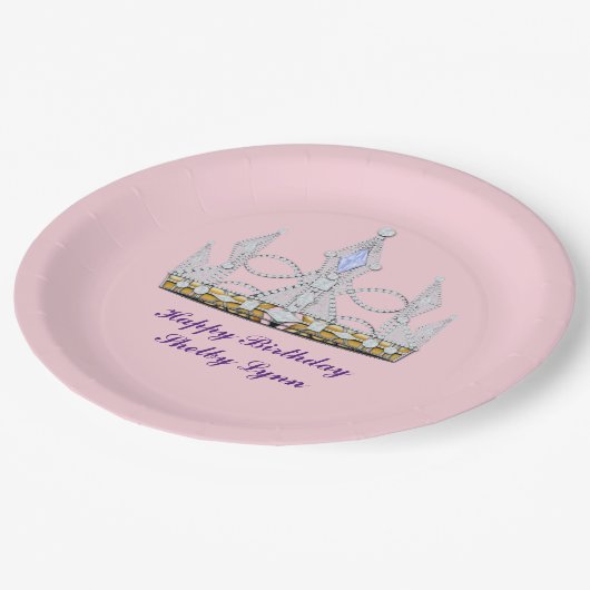 Assiettes En Carton Couronne (Angle)