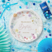 Assiettes En Carton Couronne fleur sauvage baptiste (Fête)