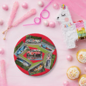 Assiettes En Carton Course automobile sportive (Fête)