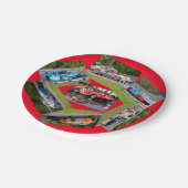 Assiettes En Carton Course automobile sportive (Angle)