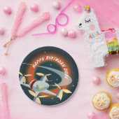 Assiettes En Carton Course de drones (Fête)