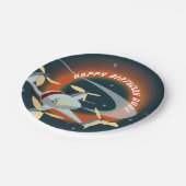 Assiettes En Carton Course de drones (Angle)