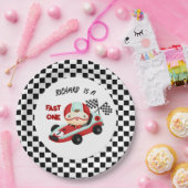 Assiettes En Carton Course de voitures de course thème d'anniversaire (Fête)