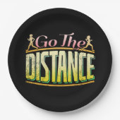 Assiettes En Carton Course longue distance pour femmes - Marathon Runn (Devant)