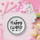 Assiettes En Carton Coute Happy Camper Boho (Fête)
