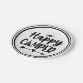 Assiettes En Carton Coute Happy Camper Boho (Angle)