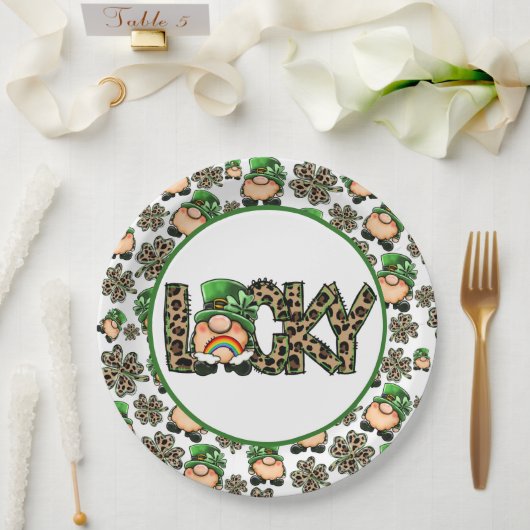 Assiettes En Carton Couvertures Lucky (Mariage)