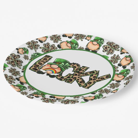 Assiettes En Carton Couvertures Lucky (Angle)