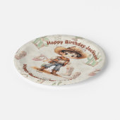 Assiettes En Carton Cowboy 5e anniversaire Bash Invitation (Angle)