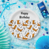 Assiettes En Carton Cowboy Boots Music Notes Anniversaire (Fête)