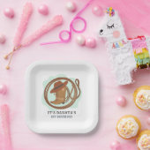 Assiettes En Carton Cowboy fête d'anniversaire (Fête)