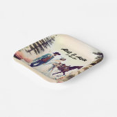 Assiettes En Carton Cowboy, mariée et Mariage du cheval (Angulaire)