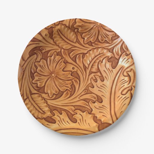 Assiettes En Carton cowboy rustique de l'ouest (Devant)