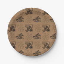 Cowboys and Cactus Papier Party Plaque