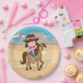 Assiettes En Carton Cowgirl (Fête)