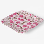 Assiettes En Carton cowgirl pattern style (Angulaire)