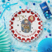 Assiettes En Carton Cowgirl sur mesure 4e Joyeuse Plaques papier d'ann (Fête)