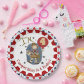 Assiettes En Carton Cowgirl sur mesure 4e Joyeuse Plaques papier d'ann (Fête)