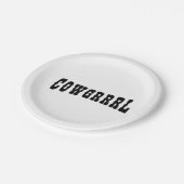ASSIETTES EN CARTON COWGRRRL (Angle)