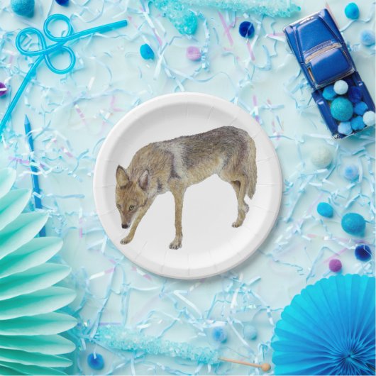 Assiettes En Carton Coyote (Fête)