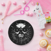 Assiettes En Carton Crâne (Fête)