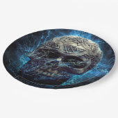 Assiettes En Carton Crâne déplaisant (Angle)