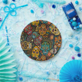 Assiettes En Carton CRÂNE Halloween 7" de SUCRE plats de partie (Fête)