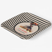 Assiettes En Carton Crâne sucre Dia de los Muertos Jour des morts (Angulaire)