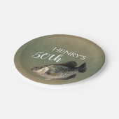 Assiettes En Carton Crappie Fish 50e anniversaire (Angle)