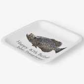 Assiettes En Carton Crappie Fishing Anniversaire (Angulaire)