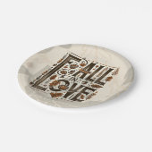 Assiettes En Carton Craquez pour Retro Automne Fiançailles (Angle)