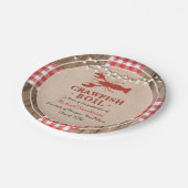 Assiettes En Carton Crawfish Boil Homard Rustic Graduation Party (Angle)