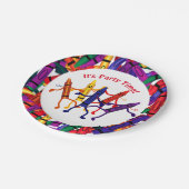 Assiettes En Carton Crayon Party Crayon Design (Angle)