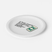 Assiettes En Carton Crazy Rich Asians Mahjong scène citation Classic (Angle)